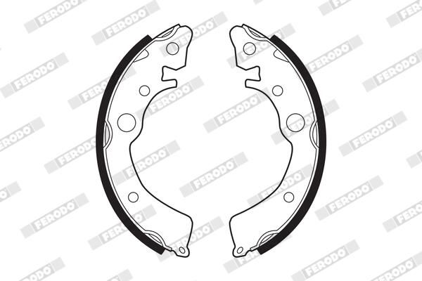 FERODO FSB204 Brake Shoe Set