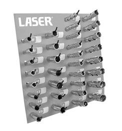 Laser Tools Complete Socket Rack 3/8