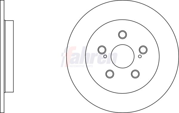 Fahren Brake Disc FBD6651
