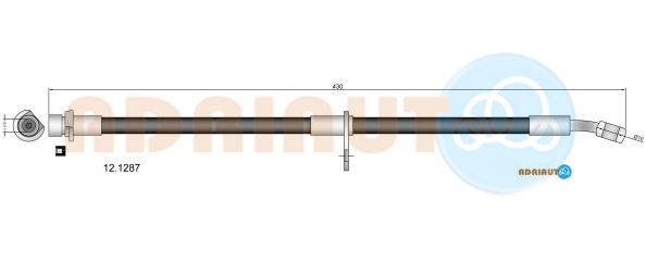 Гальмівний шланг, Adriauto 12.1287