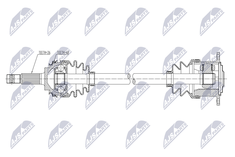 This part match OEM code: 42340-42011