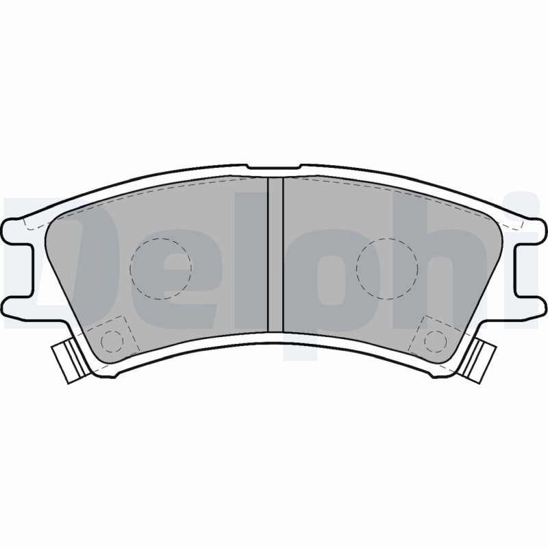 Delphi LP1502 Brake Pad Set, disc brake