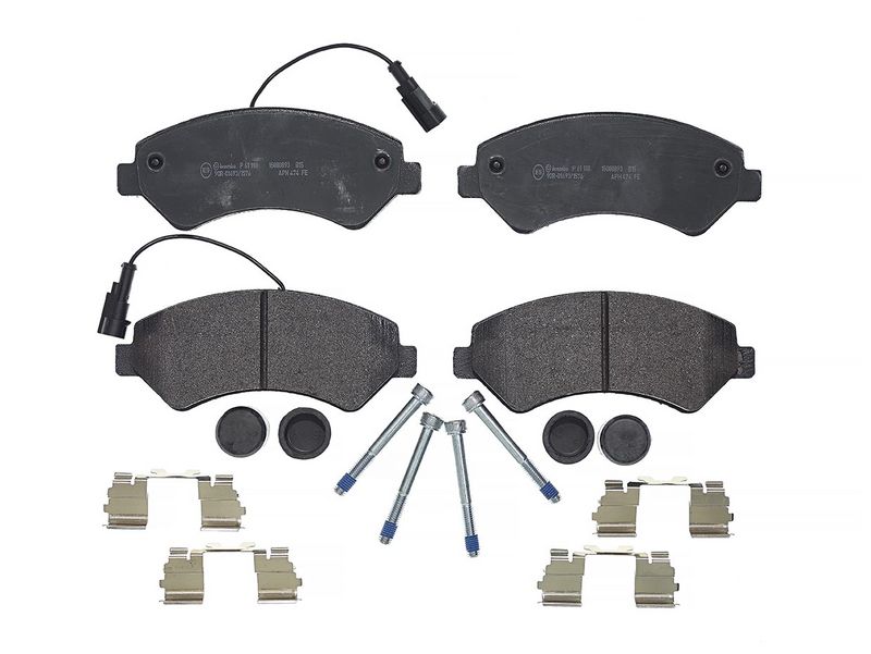 set placute frana,frana disc P 61 118 BREMBO