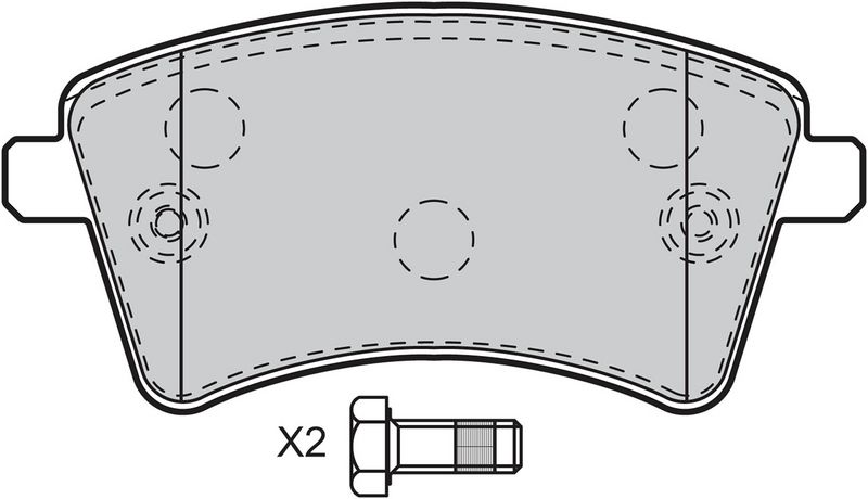 VALEO 601010 Brake Pad Set, disc brake