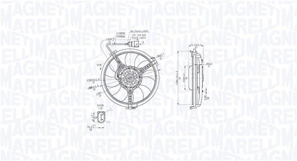 MAGNETI MARELLI ventilátor, motorhűtés 069422881010