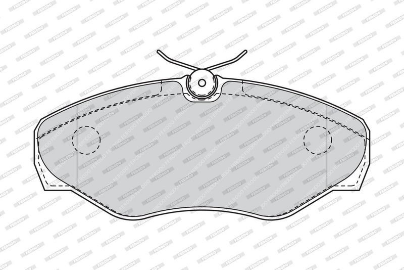 FERODO Plaquettes de frein à disque FVR1515