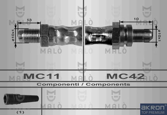 спирачен маркуч AKRON-MALÒ
