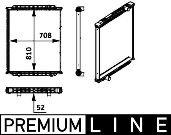 Product Image - Radiateur - CR725000P - MAHLE