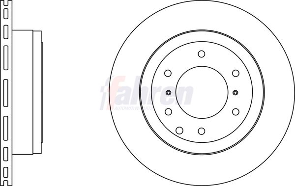 Fahren Brake Disc FBD6592