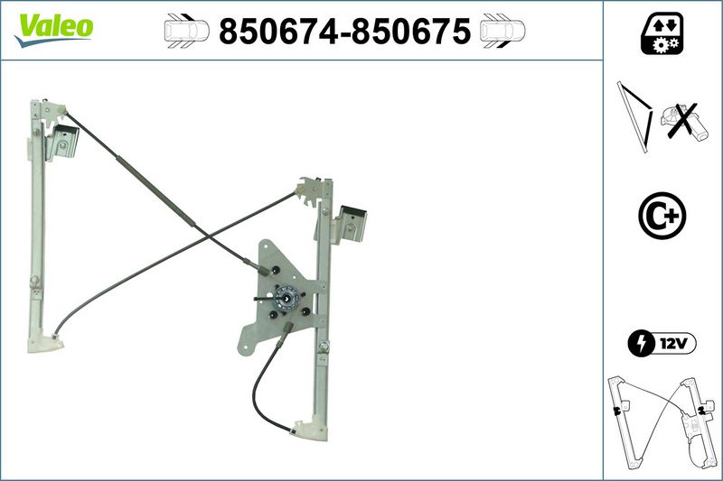 VALEO 850674 - Window Regulator