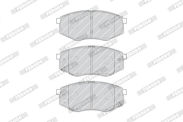 FERODO FDB4447 Brake Pad Set, disc brake