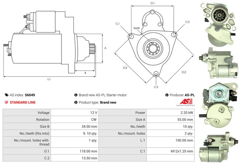 AS-PL S6049 Starter