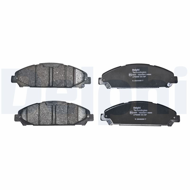 Piduriklotsi komplekt, ketaspidur, DELPHI LP3255