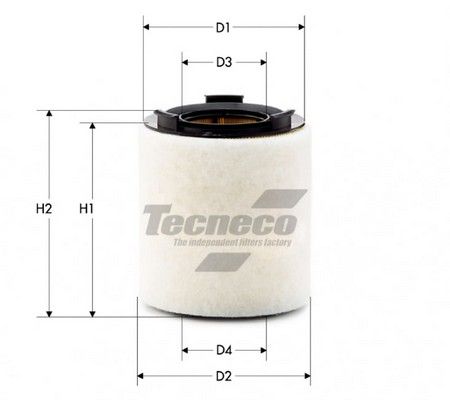 Повітряний фільтр, Tecneco AR10822-S