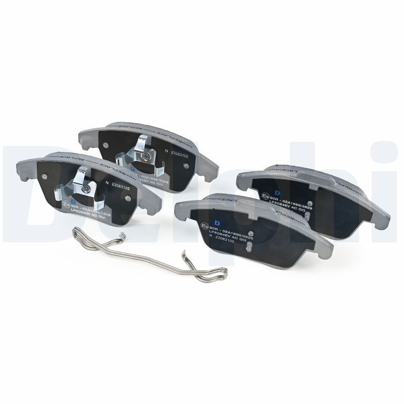Remblokken set Voor ((EN) for electric vehicles), past: DS DS 3 / DS 3  CITROEN C4 III  PEUGEOT 2008 II, 208 II 1.2-Electric 05.19-