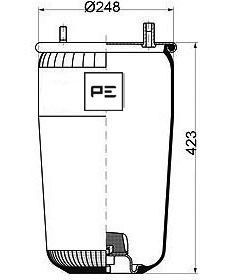 Mech, pneumatické odpružení 084.125-71A
