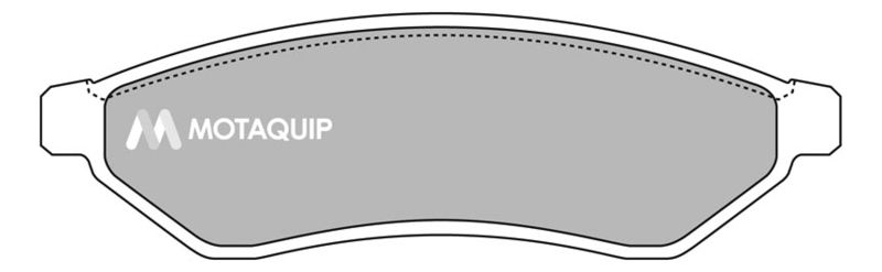MOTAQUIP fékbetétkészlet, tárcsafék LVXL1385