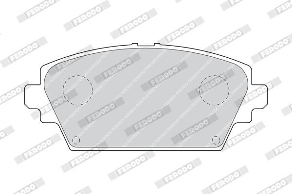 FERODO FDB1580 Brake Pad Set, disc brake