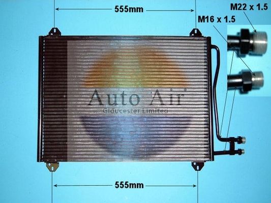 Auto Air Gloucester 16-1197 Condenser, air conditioning