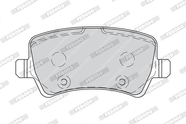 BREMSBELAGSATZ SCHEIBENBREMSE FERODO FDB4237 1