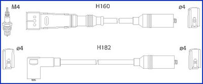 Комплект проводів високої напруги, Hitachi 134716