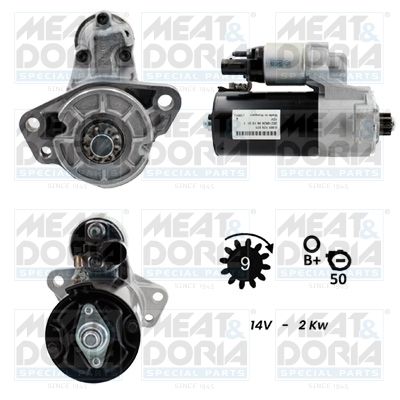 MEAT & DORIA Startmotor / Starter 5010381G