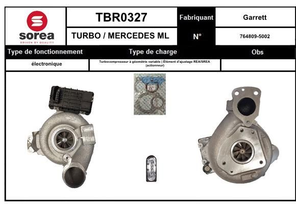 Compresor,sistem de supraalimentare TBR0326 EAI