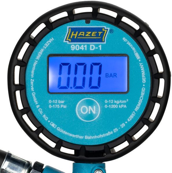 HAZET 9041D-1 Compressed-air Tyre Pressure Gauge/Inflator