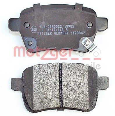 METZGER 1170842 Brake Pad Set, disc brake