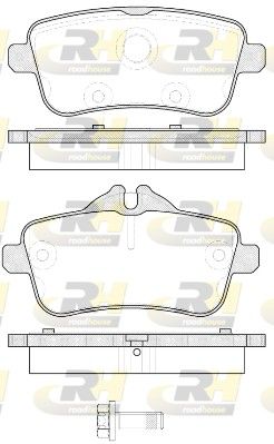 Комплект тормозных колодок на A-Class, CLA-Class, GL-Class, GLE-Class, M-Class, SLC-Class, SLK-Class