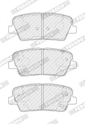 FERODO FDB4391 Brake Pad Set, disc brake