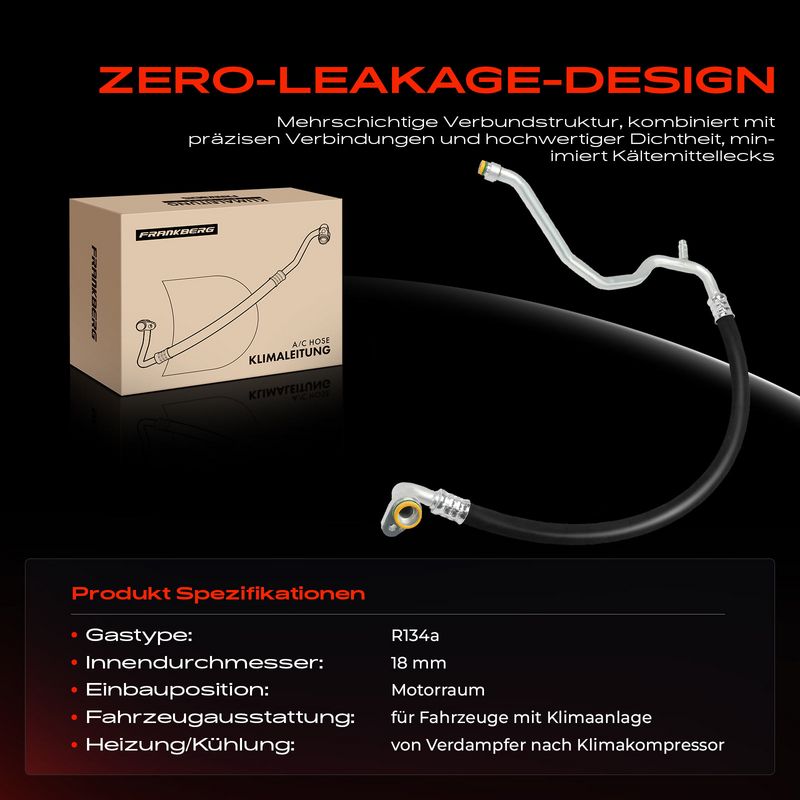 Frankberg 5481FB0031957 High/Low-pressure Line, air conditioning