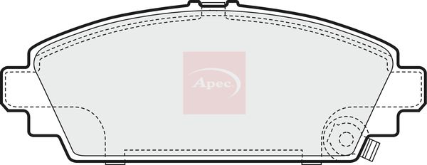 APEC Brake Pad Set, disc brake PAD1435