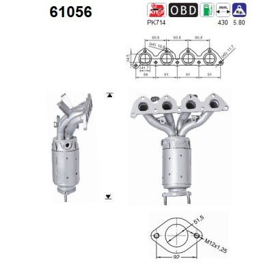 This part match OEM code: 2851023820