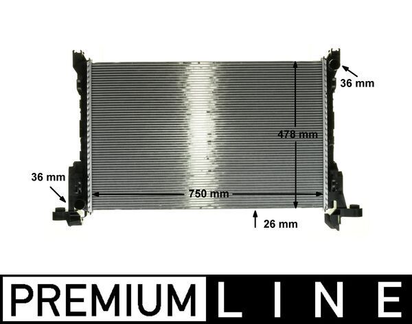 MAHLE Radiateur CR 86 000P