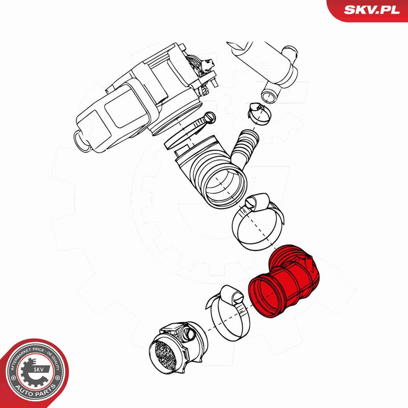 ESEN SKV 24SKV405 Intake Hose, air filter