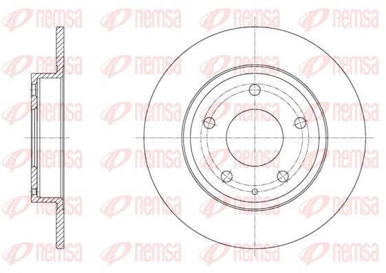 Гальмівний диск, Remsa 61575.00