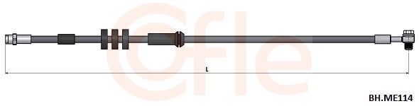 COFLE fékcső 92.BH.ME114