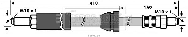 BORG & BECK fékcső BBH6138