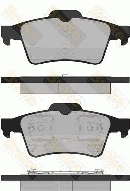 Brake Engineering Brake Pad Set, disc brake PA1391