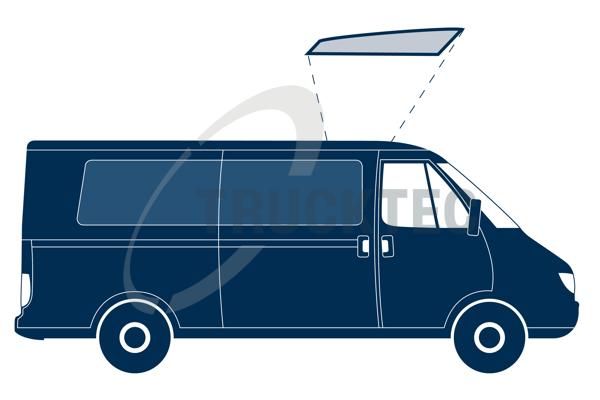 TRUCKTEC AUTOMOTIVE 02.54.056 - Seal, sunroof