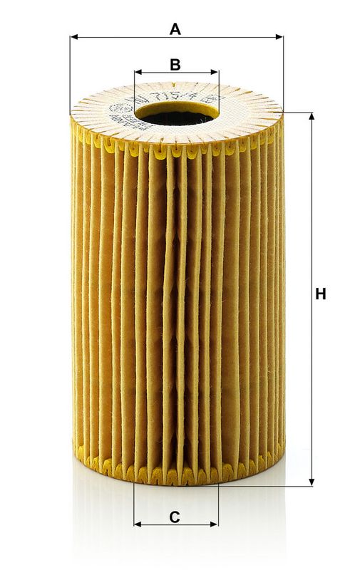 Õlifilter, MANN-FILTER HU 715, 4 x