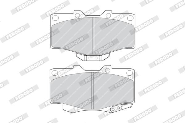 FERODO FDB797 Brake Pad Set, disc brake