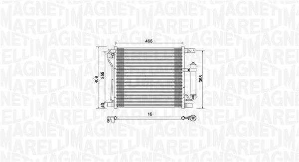 MAGNETI MARELLI 350203992000 Condenser, air conditioning