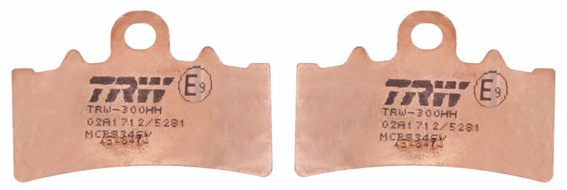 set placute frana,frana disc TRW Sinter Street MCB834SV