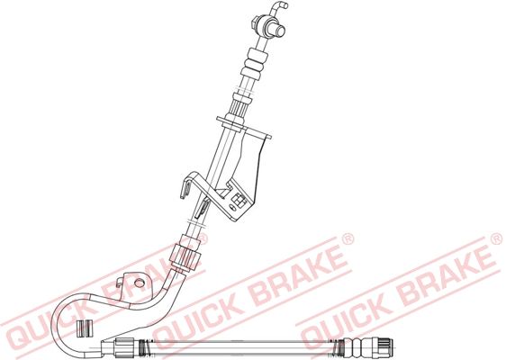 Гальмівний шланг, Quick Brake 58.875X