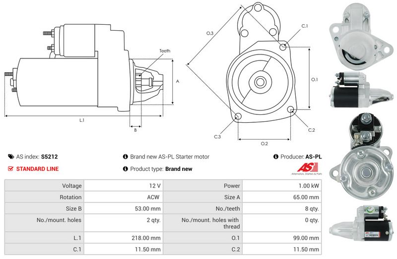 AS-PL S5212 Starter