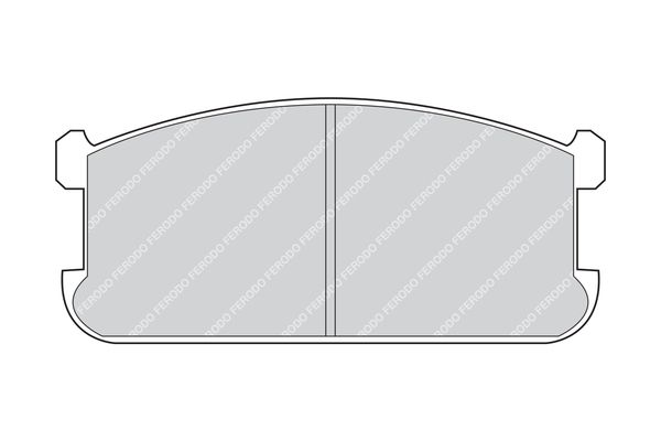 FERODO fékbetétkészlet, tárcsafék FDB230