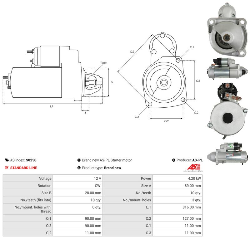 AS-PL S0256 Starter