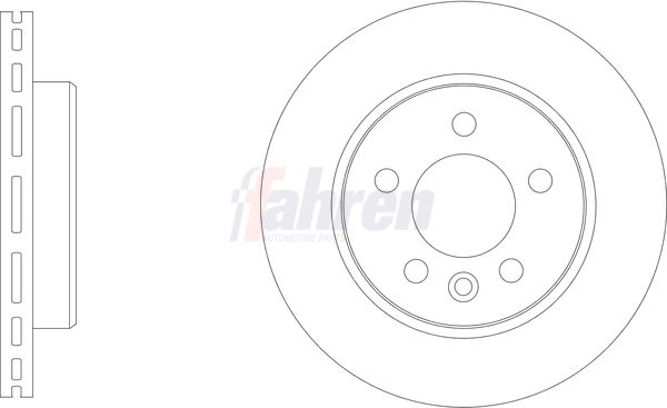 Fahren Brake Disc FBD7004
